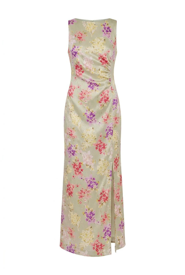 Shiny Sleeveless Dress Vintage Bouquet | Kjoler | Smuk