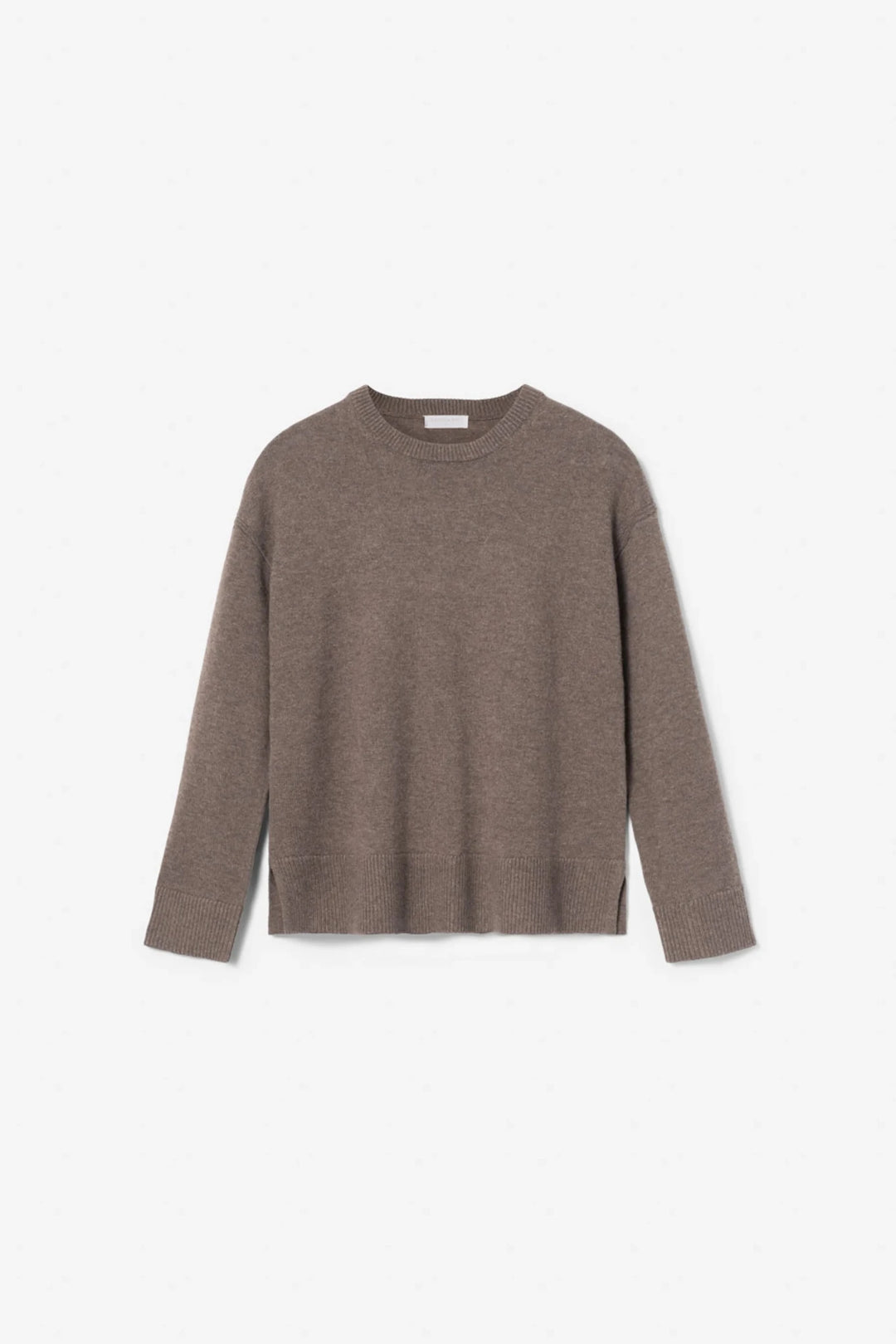 Shirley Knit Dark Taupe Melange | Genser | Smuk