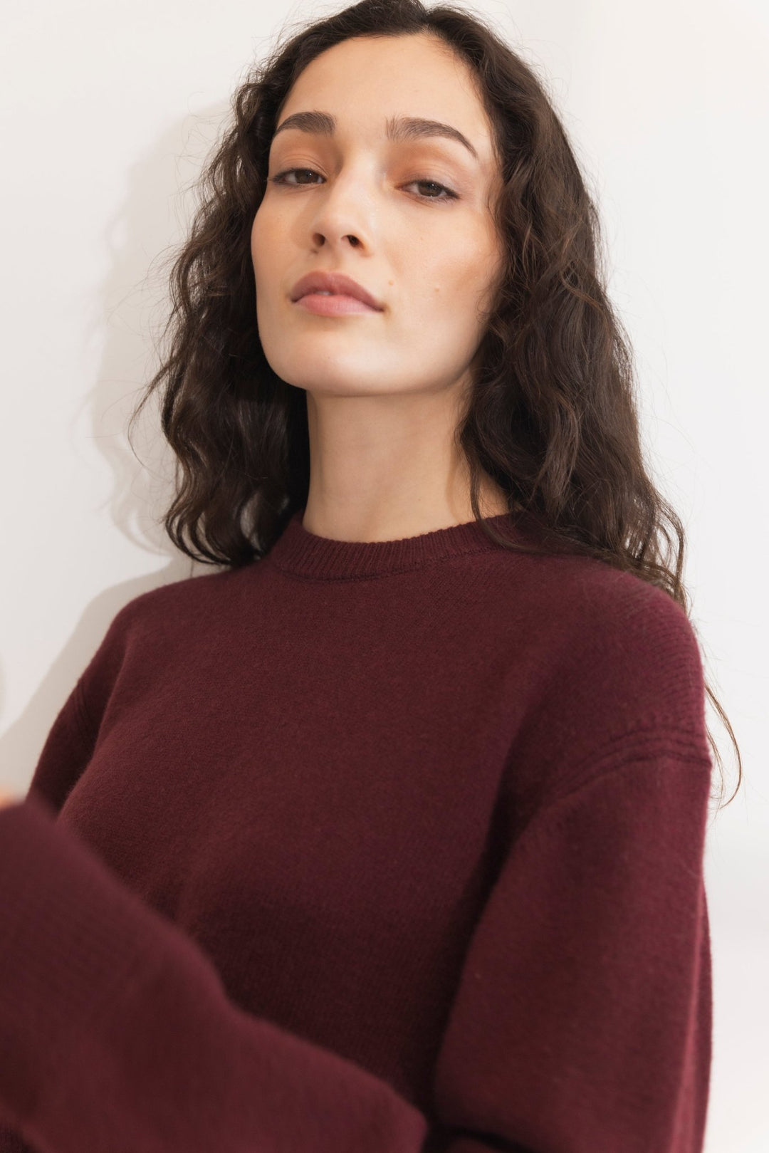 Shirley Knit Deep Plum | Genser | Smuk