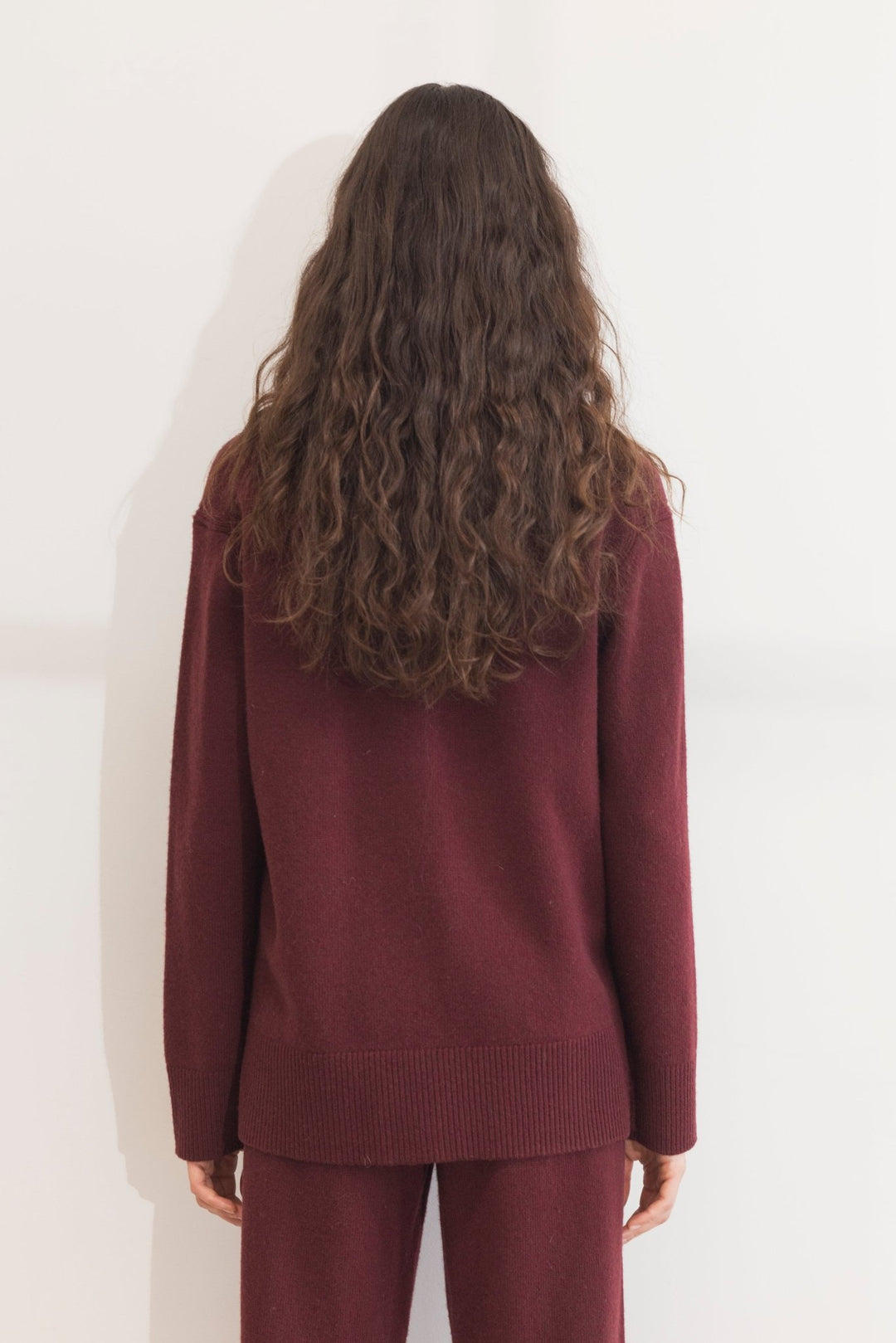Shirley Knit Deep Plum | Genser | Smuk