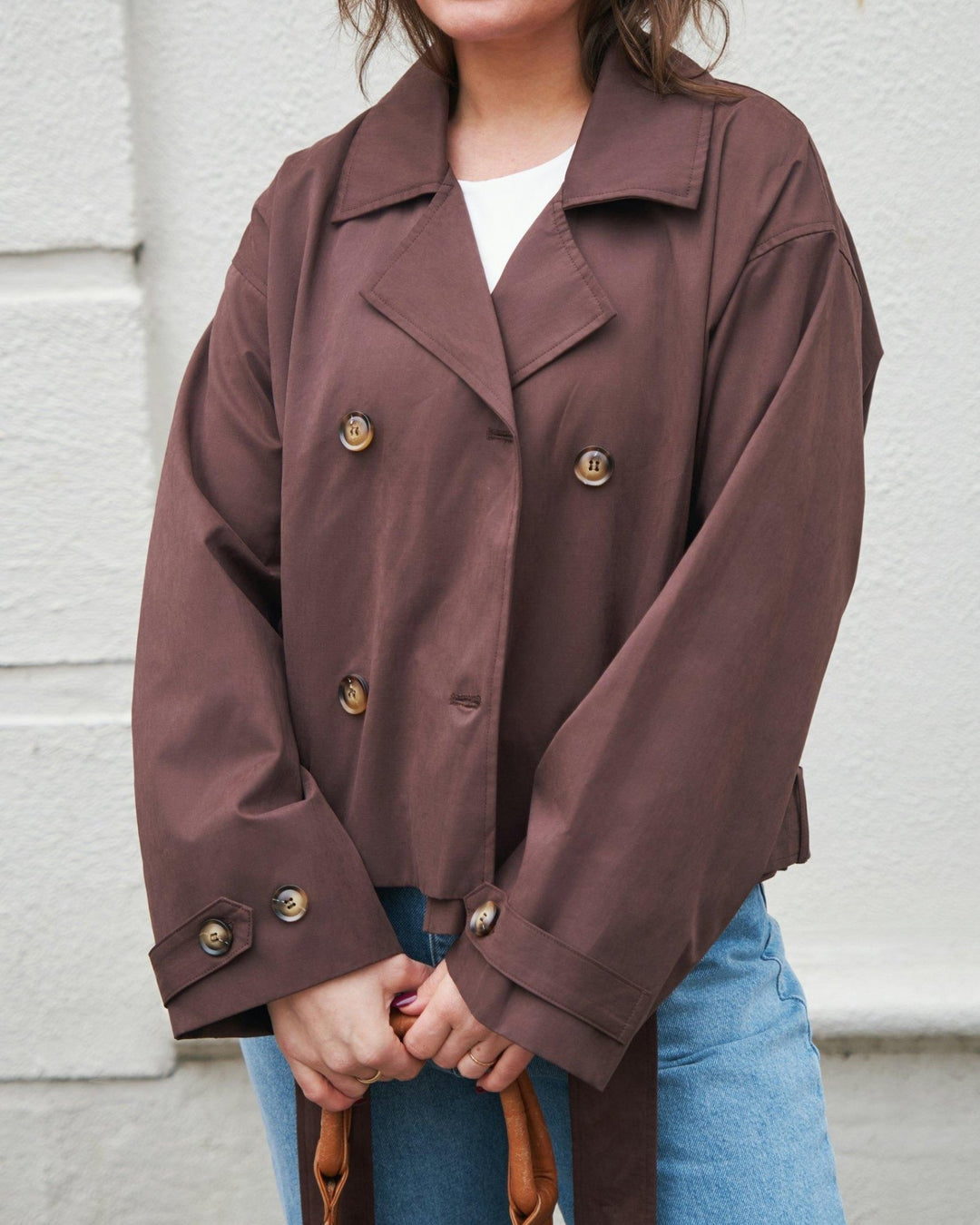 Sia F Jacket Chocolate Brown | Yttertøy | Smuk - Dameklær på nett