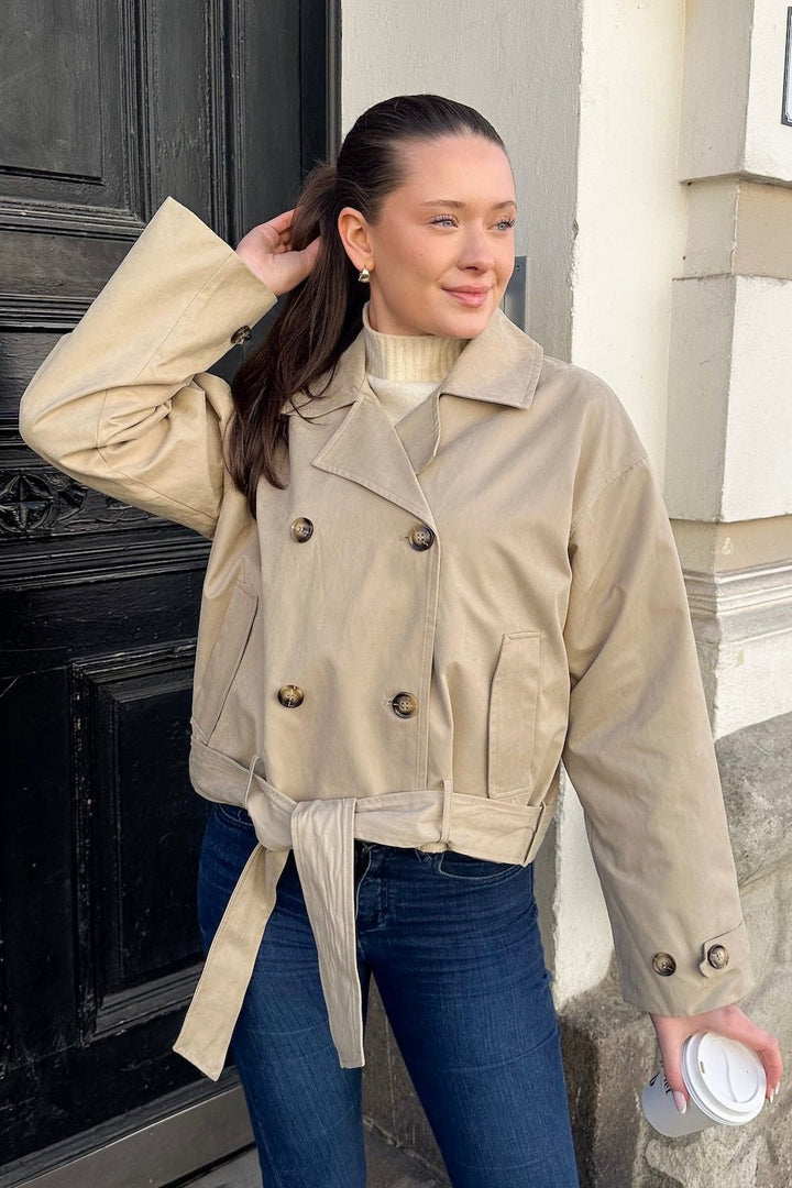 Sia F Jacket Sand | Yttertøy | Smuk - Dameklær på nett