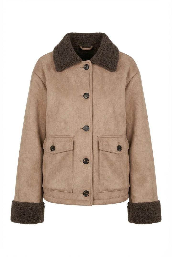 Sia Teddy Jacket Light Brown | Yttertøy | Smuk