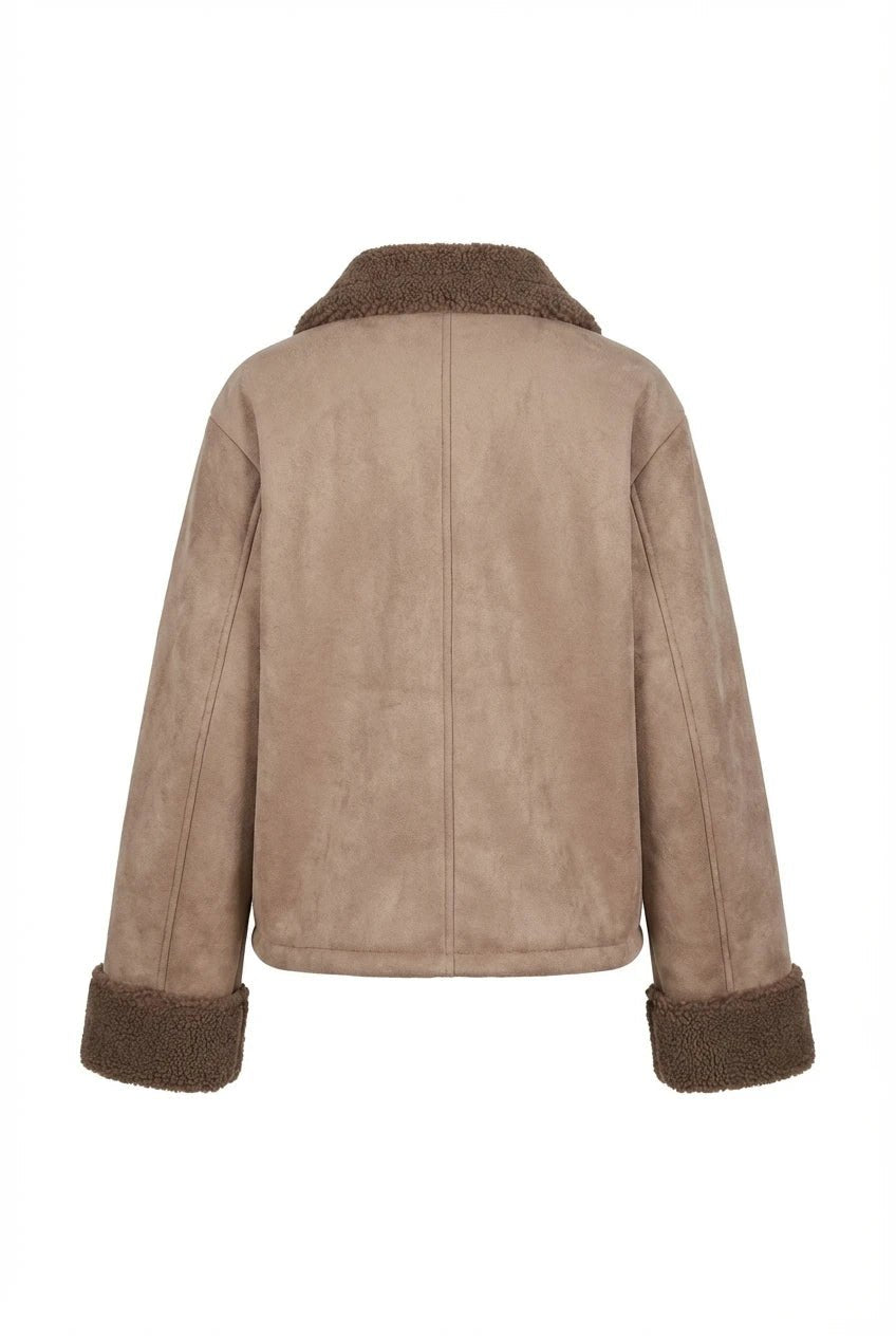 Sia Teddy Jacket Light Brown | Yttertøy | Smuk