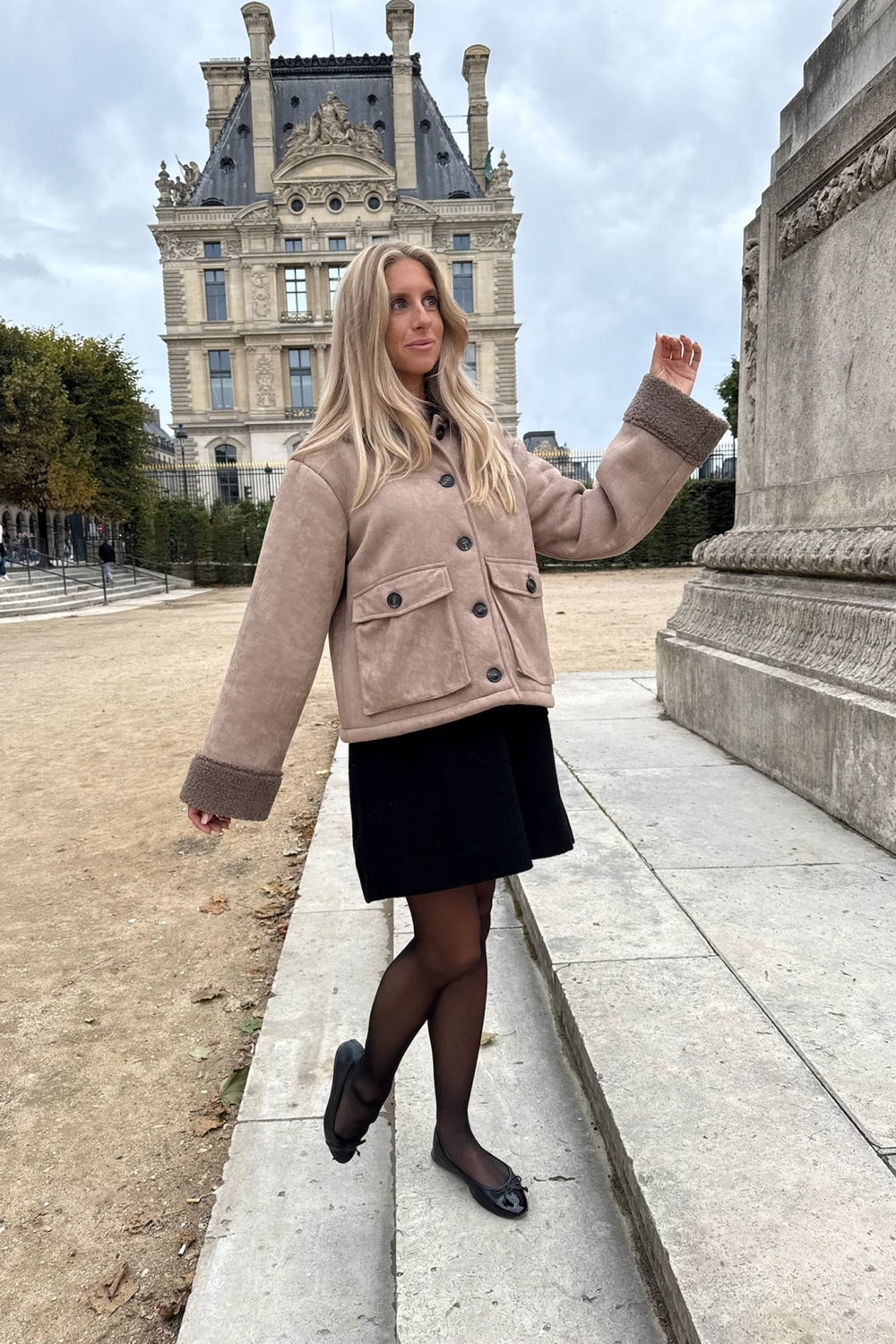 Sia Teddy Jacket Light Brown | Yttertøy | Smuk - Dameklær på nett