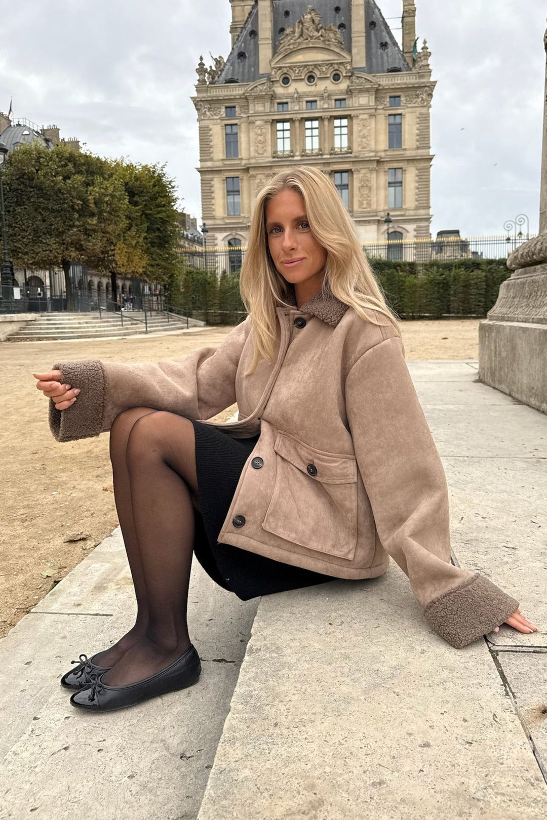 Sia Teddy Jacket Light Brown | Yttertøy | Smuk - Dameklær på nett