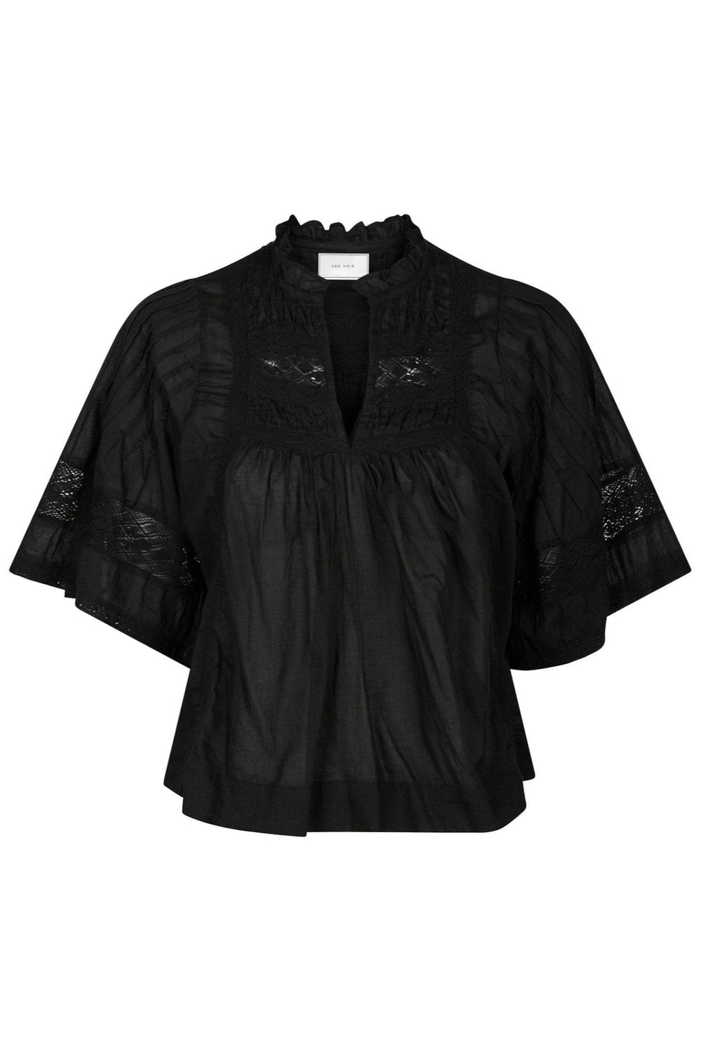 Siama S Voile Blouse Black | Skjorter og bluser | Smuk - Dameklær på nett