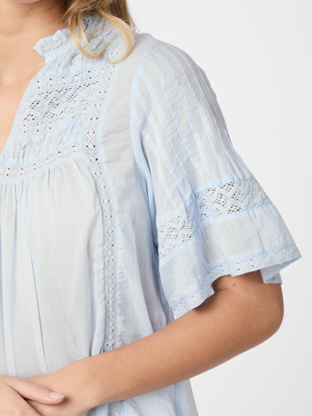Siama S Voile Blouse Light Blue | Skjorter og bluser | Smuk - Dameklær på nett