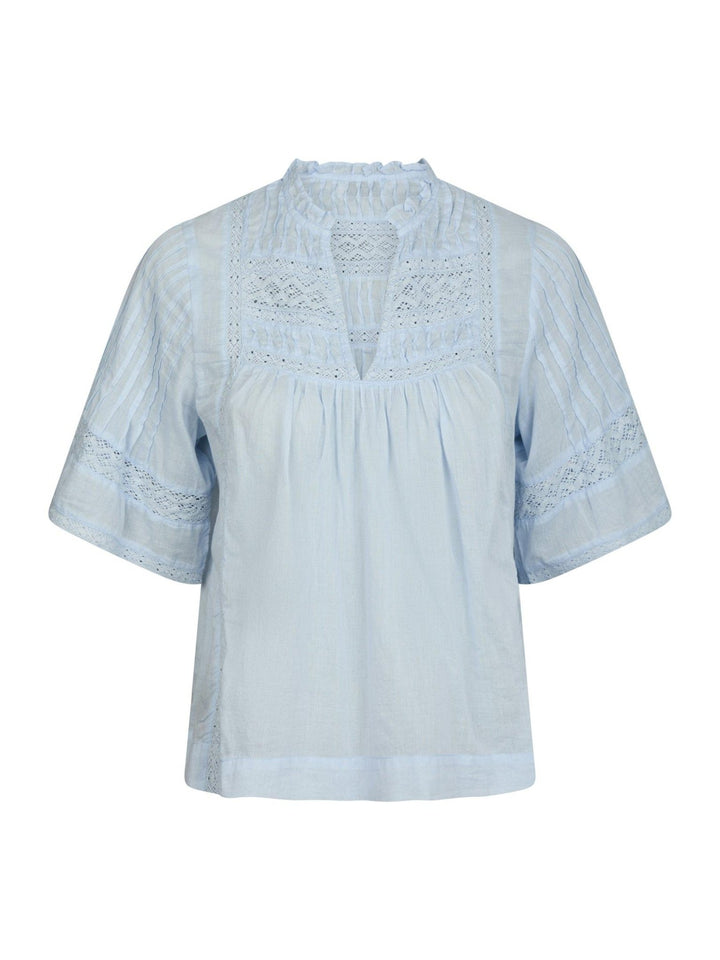 Siama S Voile Blouse Light Blue | Skjorter og bluser | Smuk - Dameklær på nett
