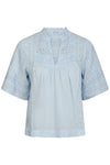 Siama S Voile Blouse Light Blue