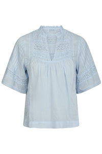 Siama S Voile Blouse Light Blue