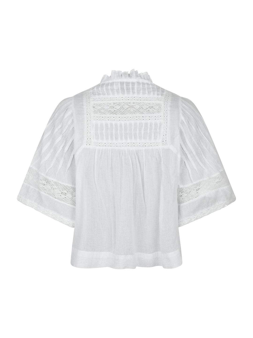 Siama S Voile Blouse White | Skjorter og bluser | Smuk - Dameklær på nett