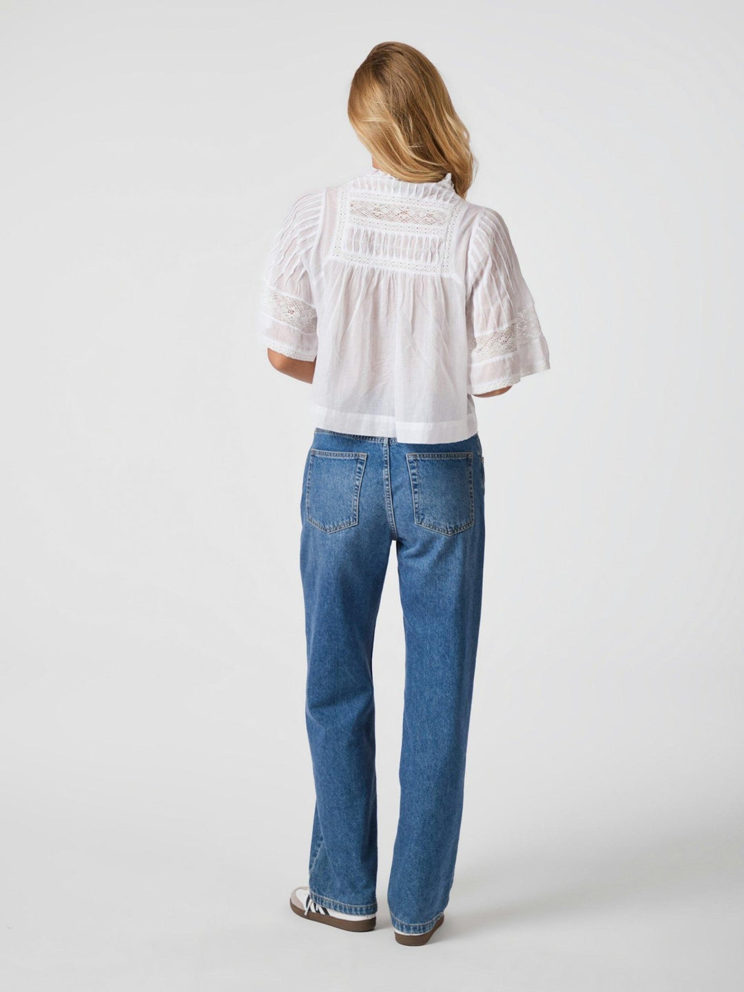 Siama S Voile Blouse White | Skjorter og bluser | Smuk - Dameklær på nett