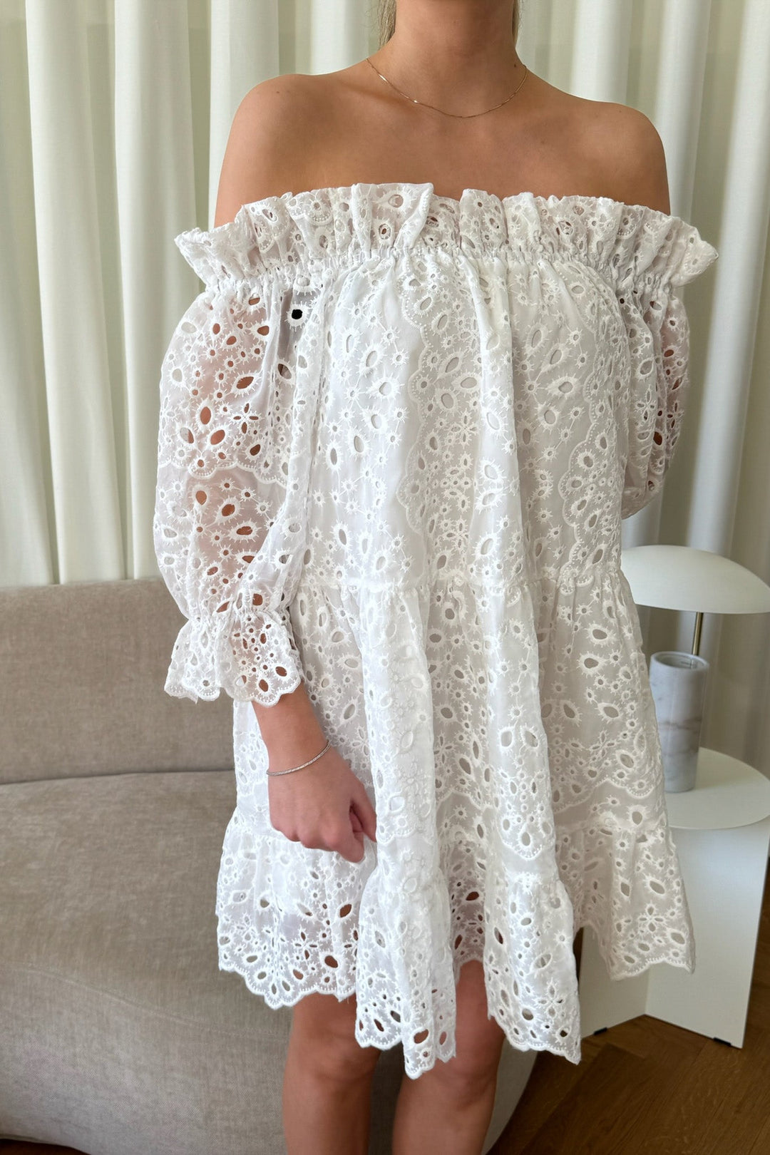 Sigridic Dress White | Kjoler | Smuk - Dameklær på nett