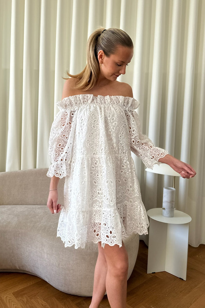 Sigridic Dress White | Kjoler | Smuk - Dameklær på nett
