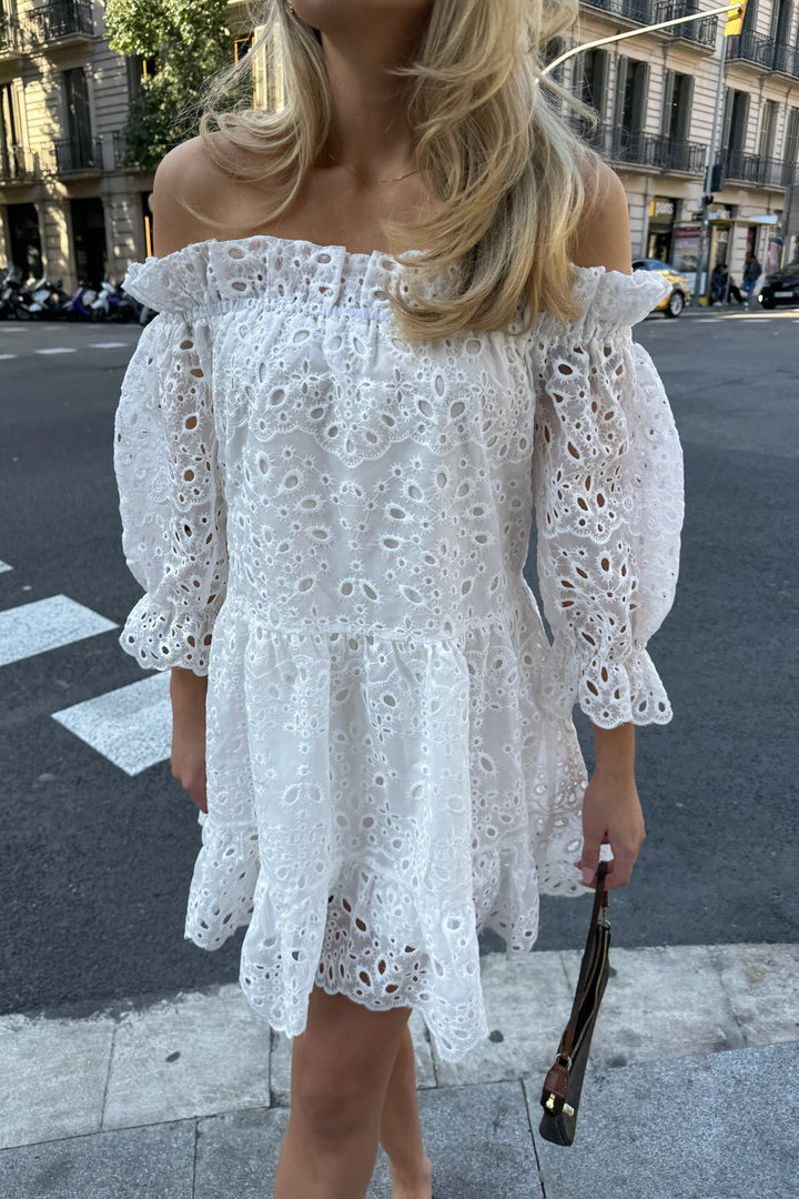 Sigridic Dress White | Kjoler | Smuk - Dameklær på nett