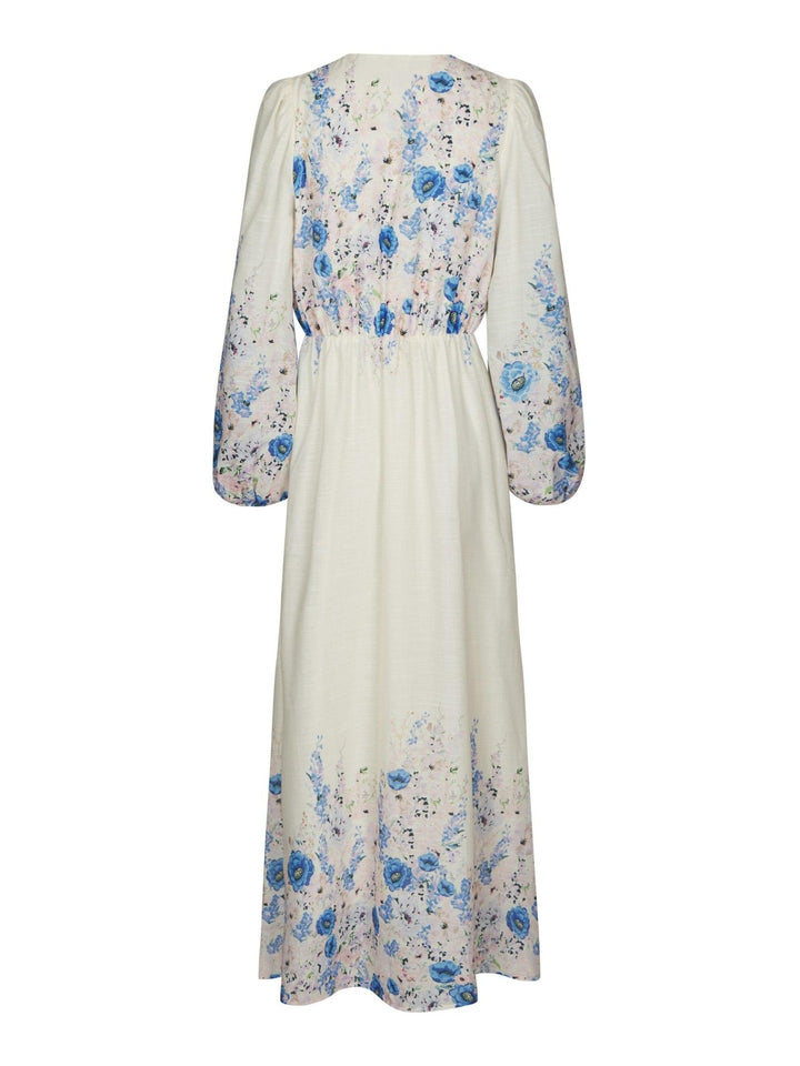 Silfi Flower Print Dress Blue | Kjoler | Smuk