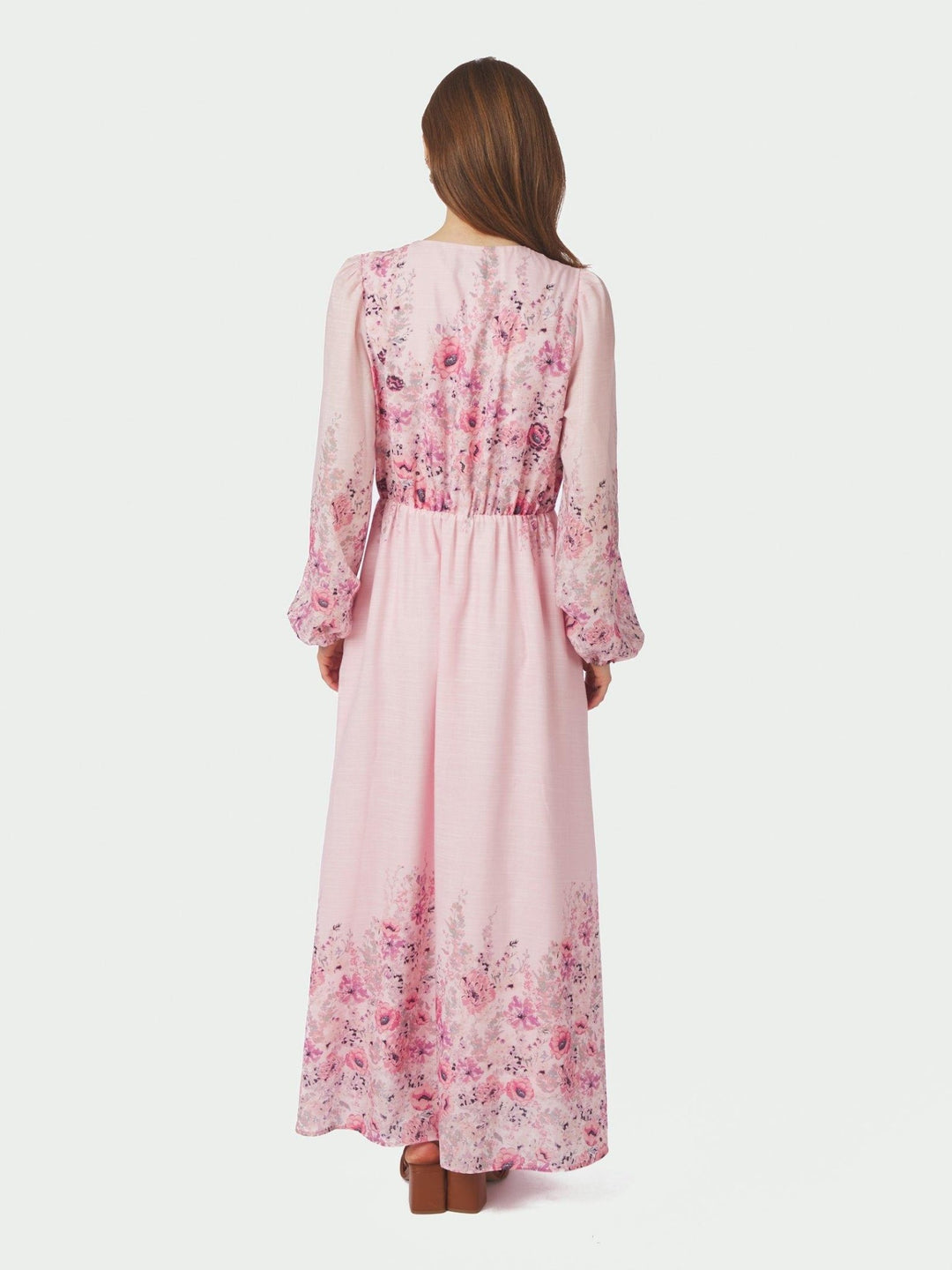Silfi Flower Print Dress Dusty Rose | Kjoler | Smuk