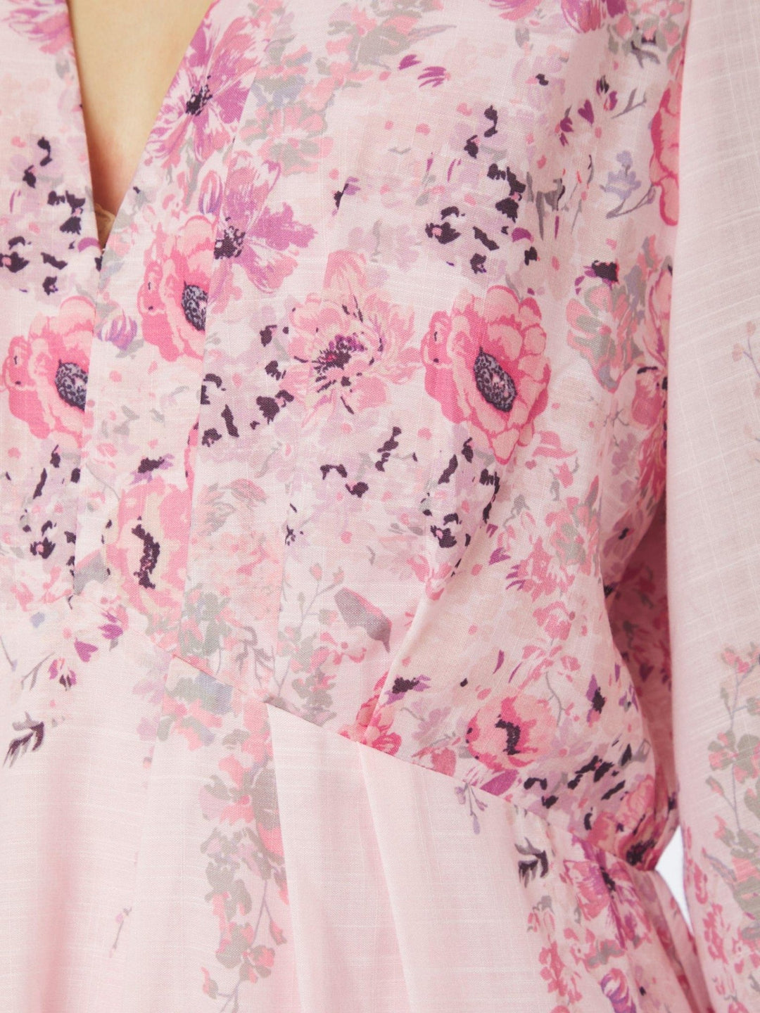 Silfi Flower Print Dress Dusty Rose | Kjoler | Smuk