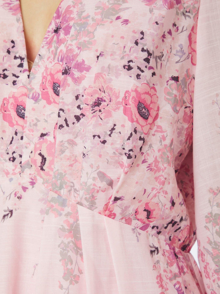 Silfi Flower Print Dress Dusty Rose | Kjoler | Smuk