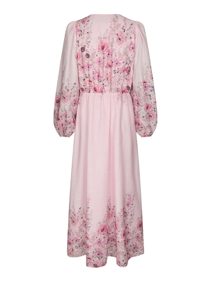 Silfi Flower Print Dress Dusty Rose | Kjoler | Smuk