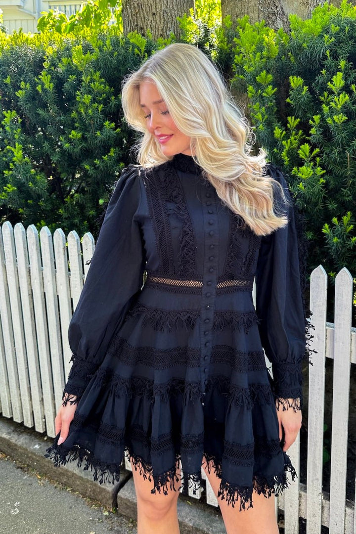 Silja Ls Short Dress Black | Kjoler | Smuk - Dameklær på nett