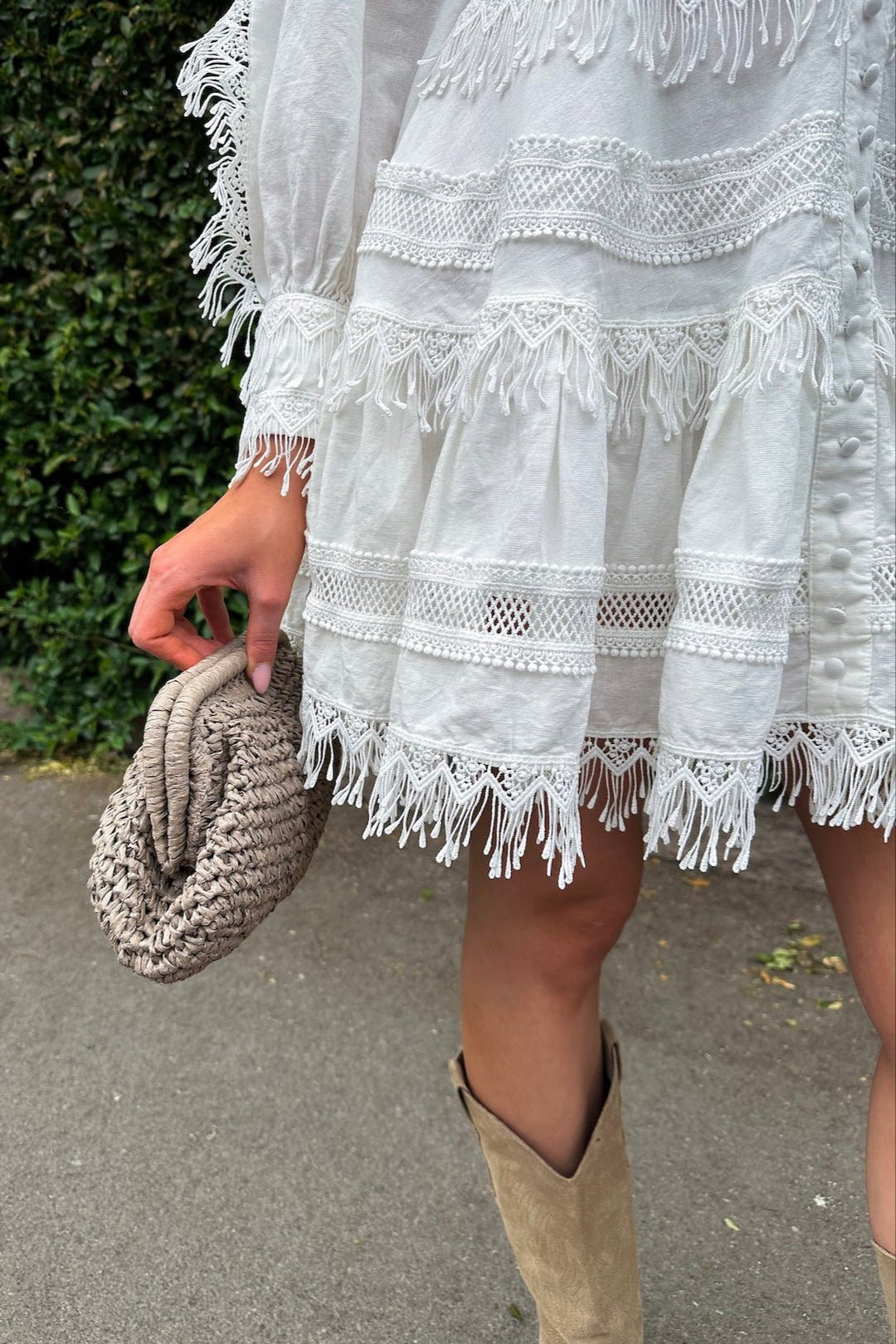 Silja Ls Short Dress Snow White | Kjoler | Smuk - Dameklær på nett