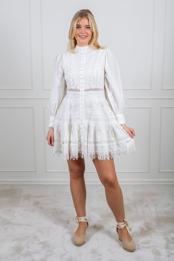 Silja Ls Short Dress Snow White | Kjoler | Smuk - Dameklær på nett
