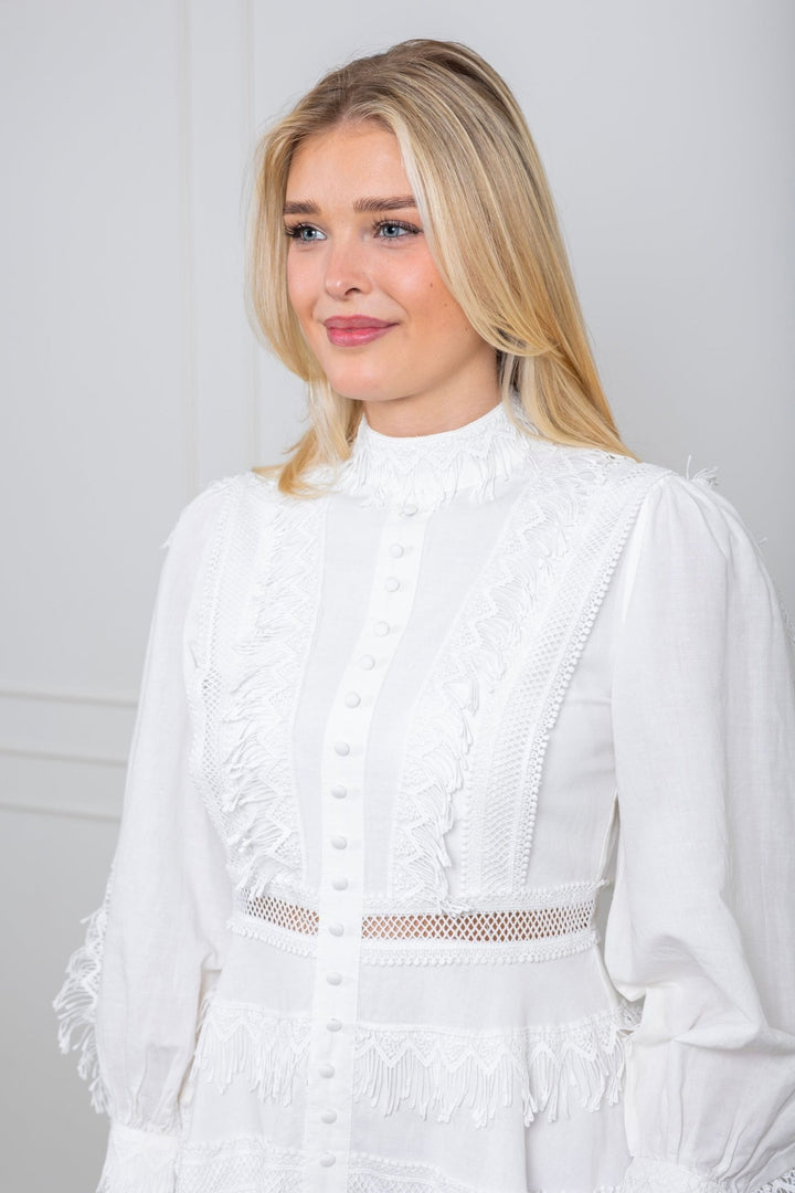 Silja Ls Short Dress Snow White | Kjoler | Smuk - Dameklær på nett