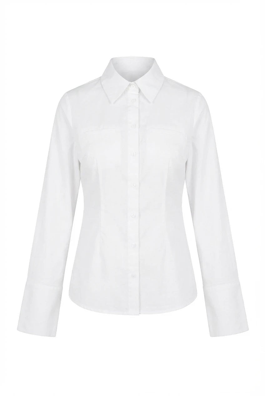 Silje Shirt White | Skjorter og bluser | Smuk