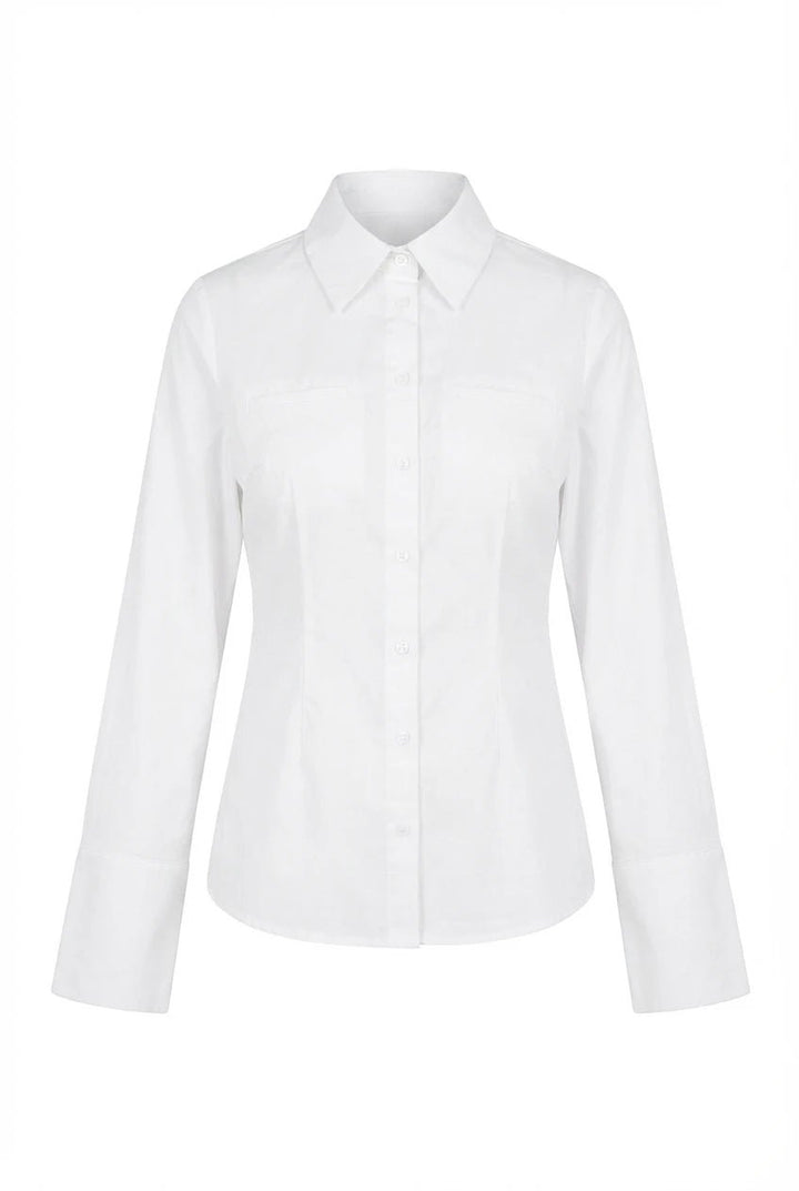 Silje Shirt White | Skjorter og bluser | Smuk