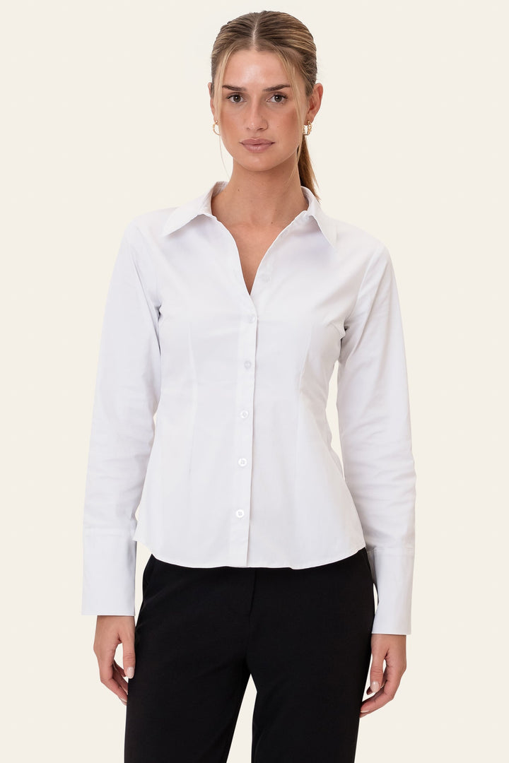 Silje Shirt White | Skjorter og bluser | Smuk