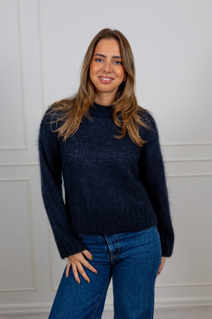 Sille Pullover Dark Navy | Genser | Smuk - Dameklær på nett