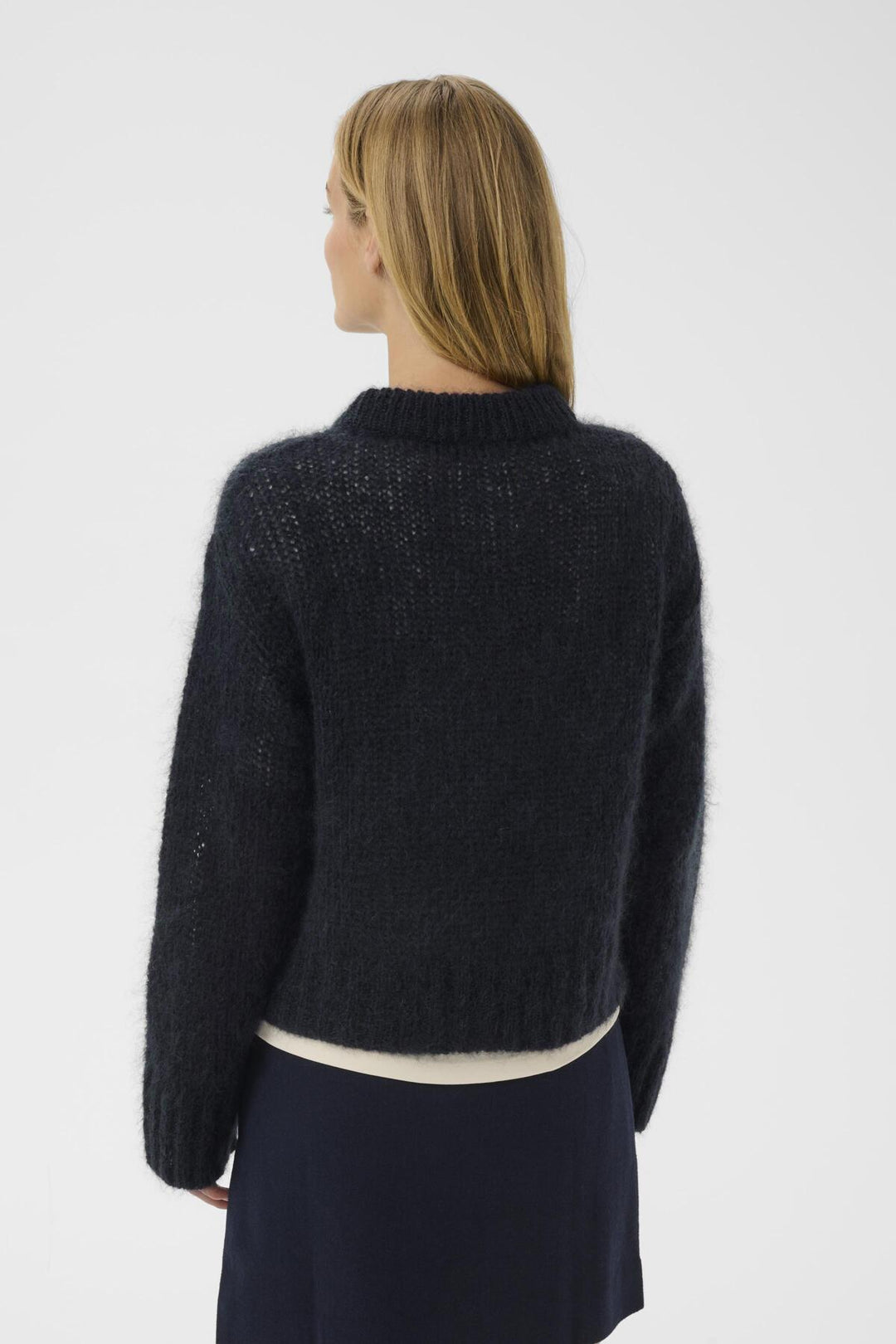 Sille Pullover Dark Navy | Genser | Smuk - Dameklær på nett