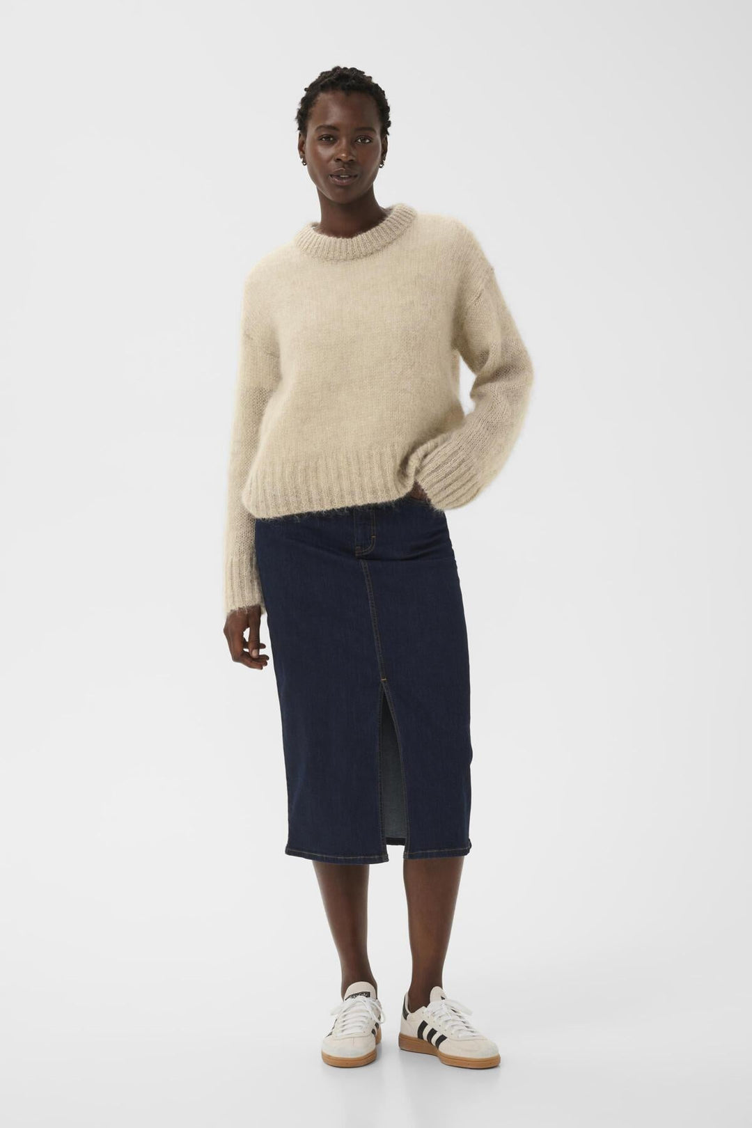 Sille Pullover Light Camel Melange | Genser | Smuk