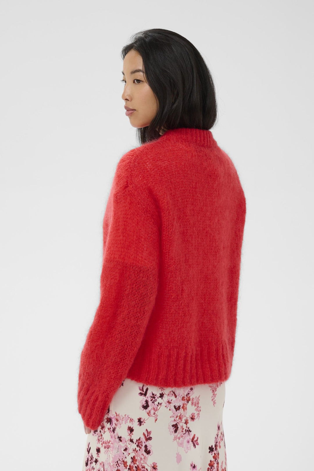 Sille Pullover Poppy Red | Genser | Smuk