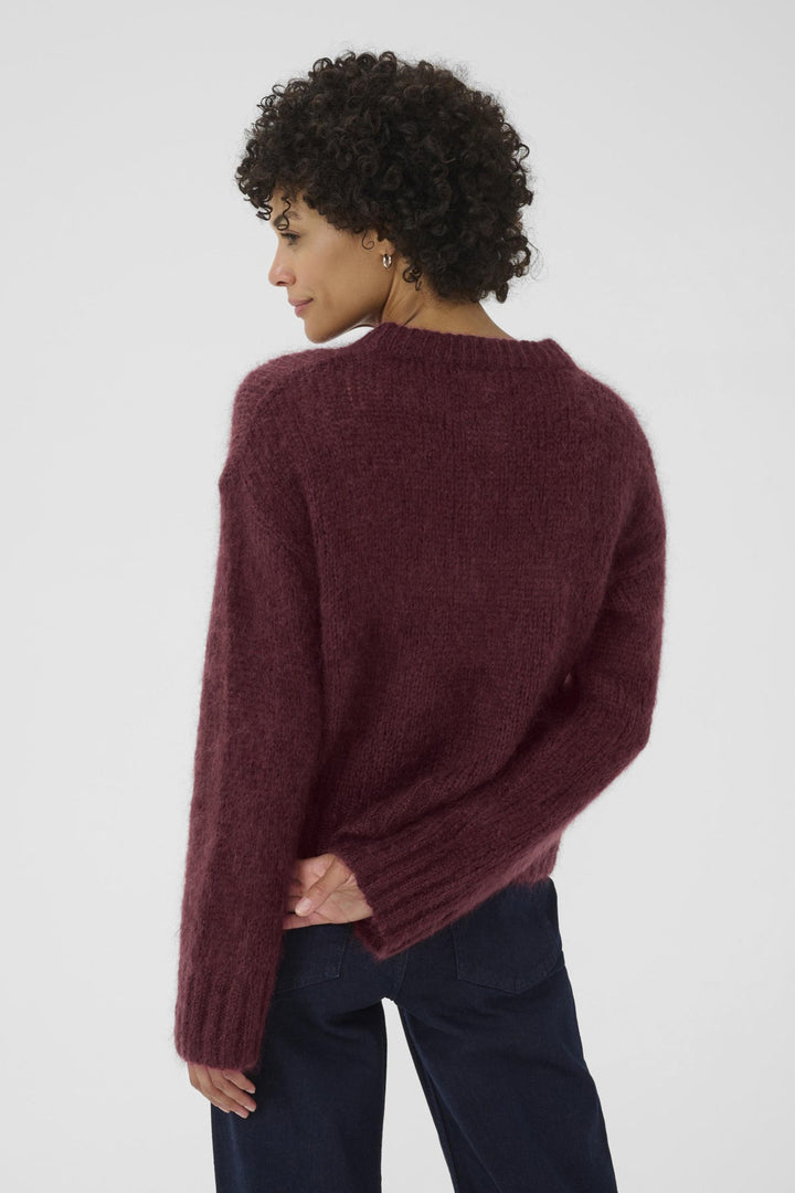 Sille Pullover Tawny Port | Genser | Smuk - Dameklær på nett