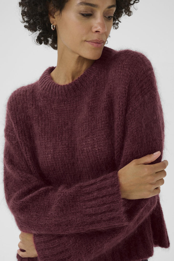 Sille Pullover Tawny Port | Genser | Smuk - Dameklær på nett