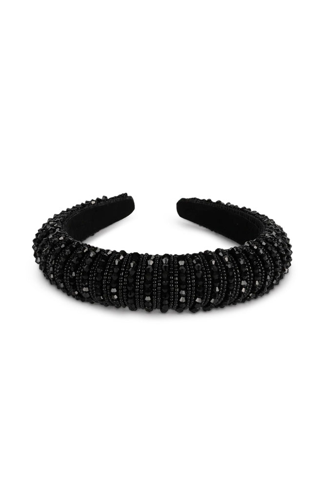Silvermoon Headband Obsidian Black | Accessories | Smuk - Dameklær på nett