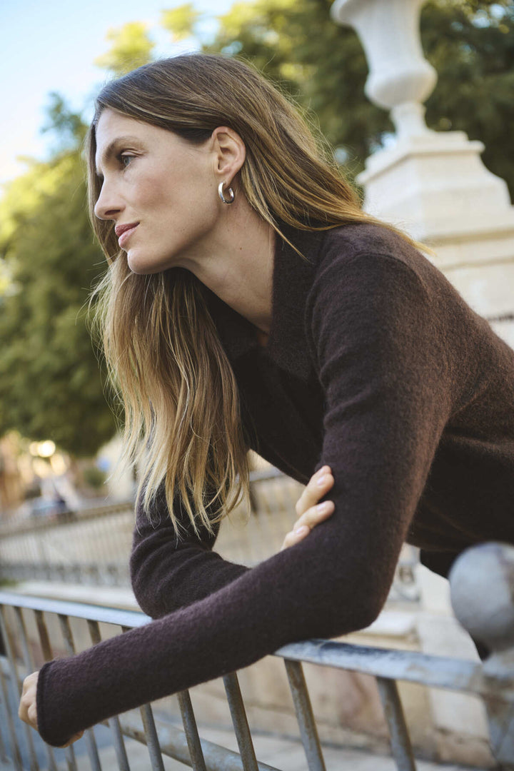 Silya Pullover Ganache Melange | Genser | Smuk - Dameklær på nett