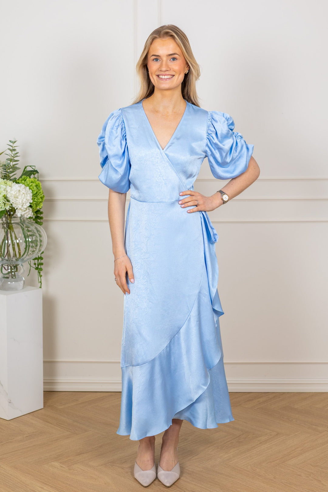 Sinda Dress Light Blue | Kjoler | Smuk