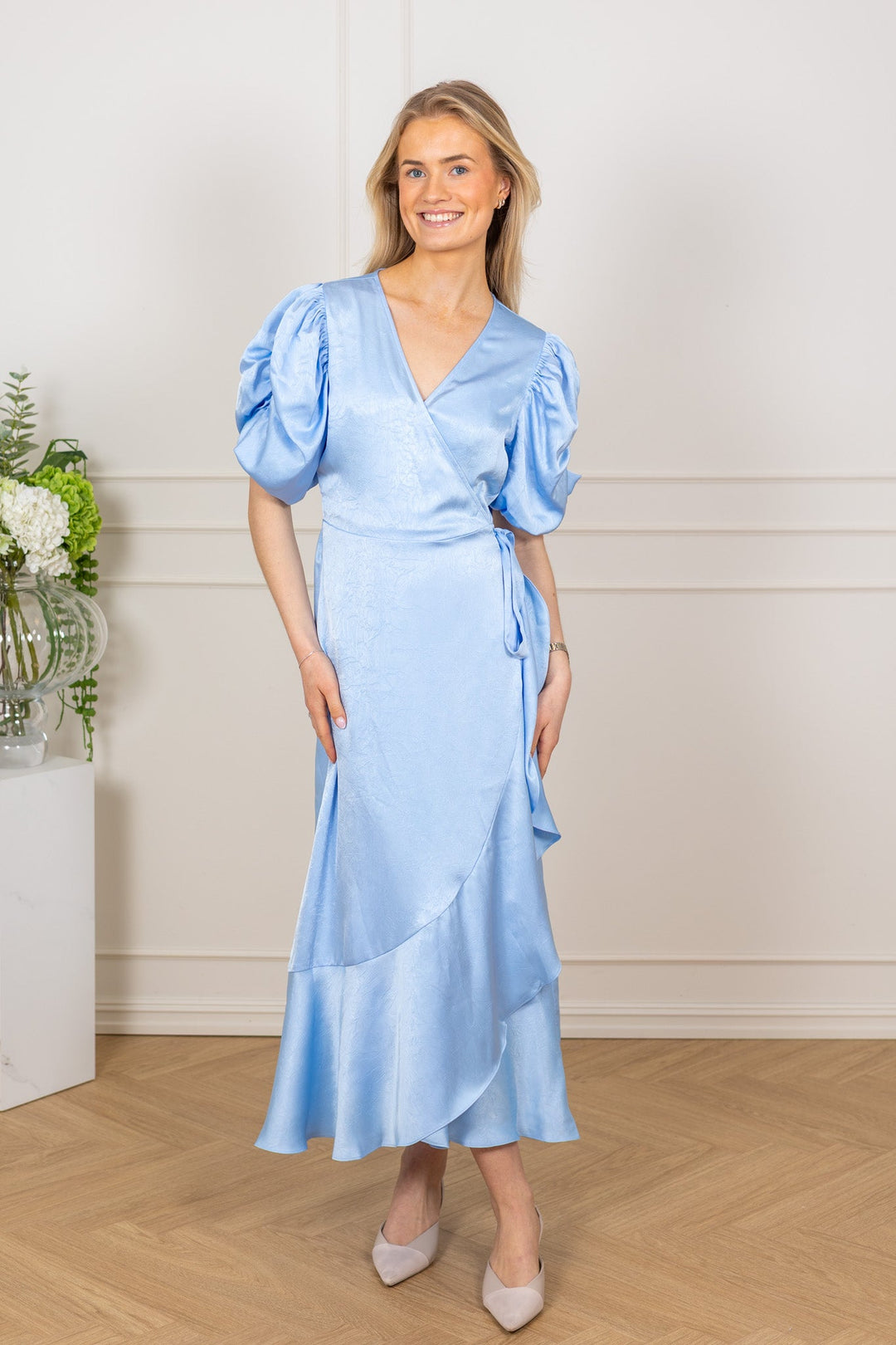 Sinda Dress Light Blue | Kjoler | Smuk
