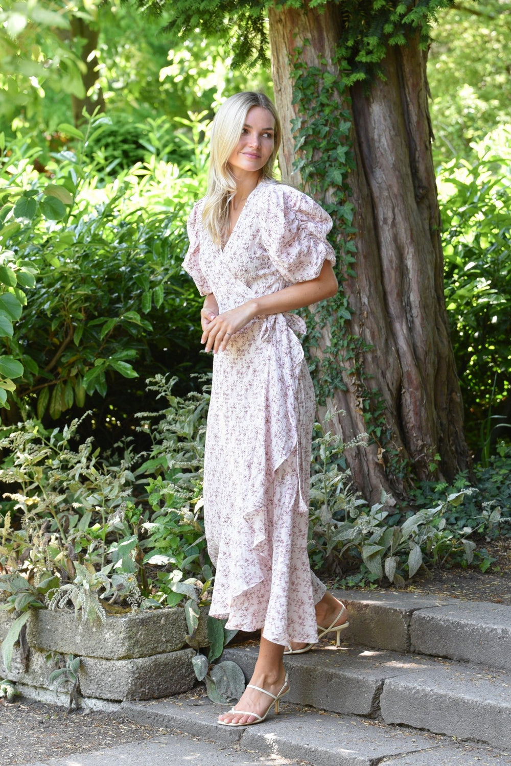 Sinda Print Dress Rose/Pink | Kjoler | Smuk