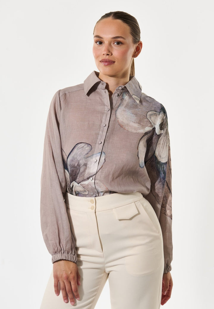 Sioma Blouse Ns Belladonna Latte | Skjorter og bluser | Smuk