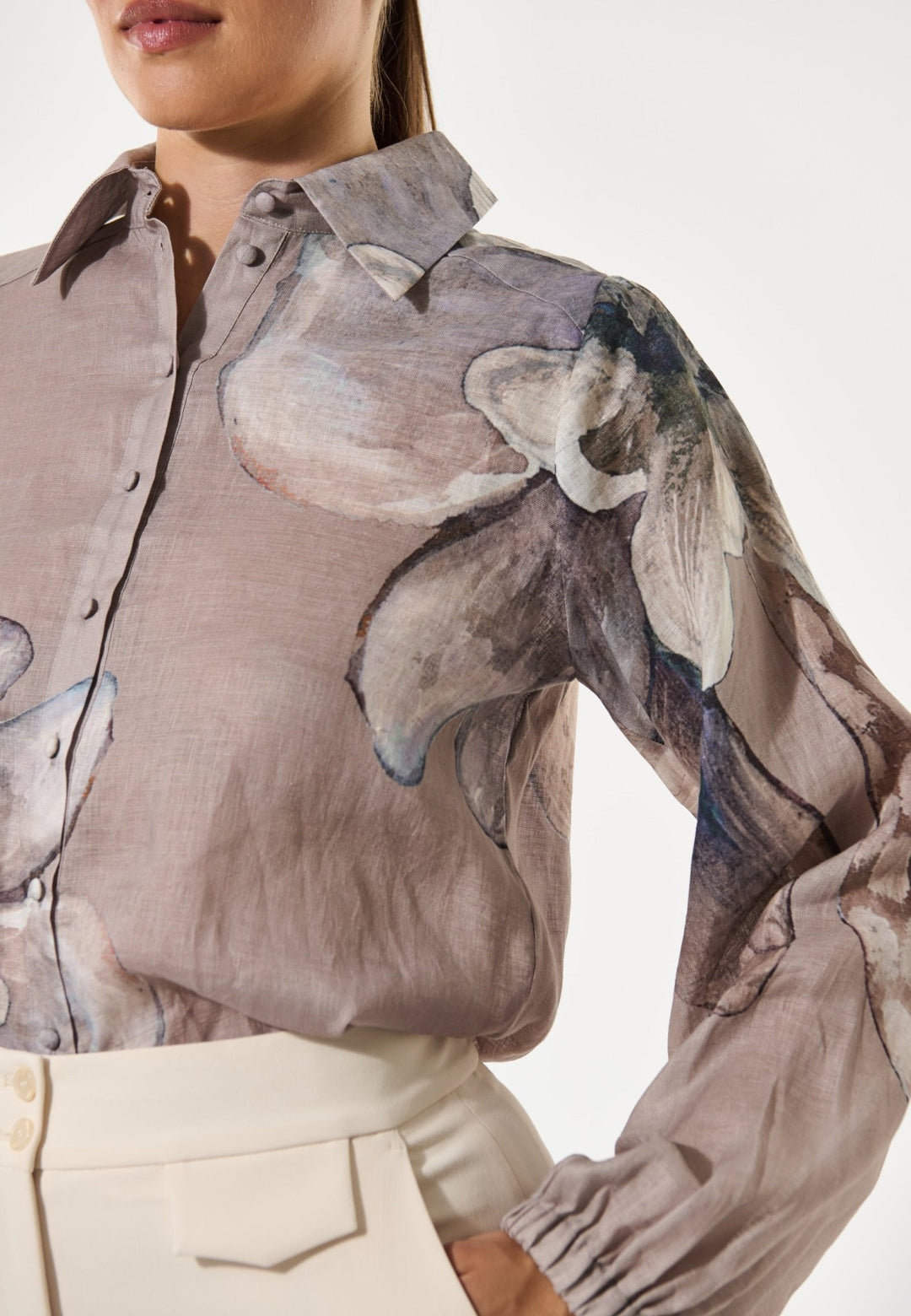 Sioma Blouse Ns Belladonna Latte | Skjorter og bluser | Smuk