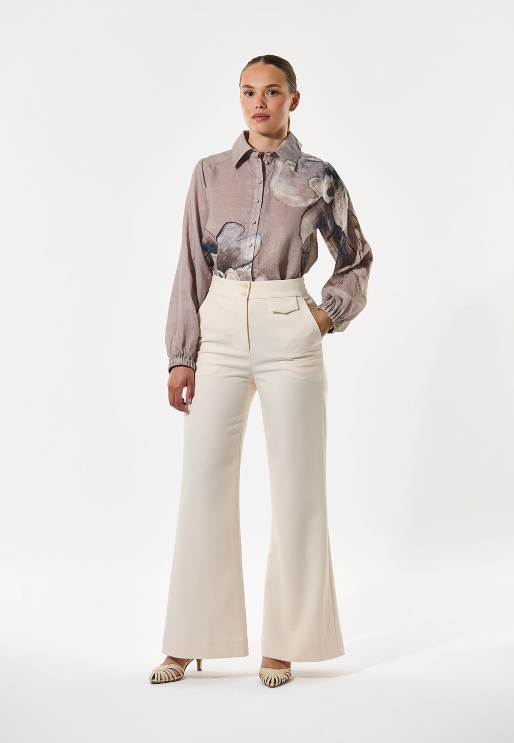 Sioma Blouse Ns Belladonna Latte | Skjorter og bluser | Smuk