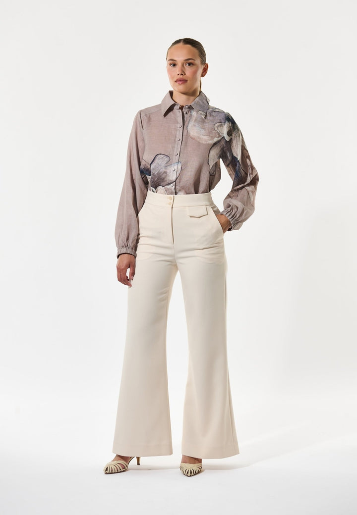 Sioma Blouse Ns Belladonna Latte | Skjorter og bluser | Smuk
