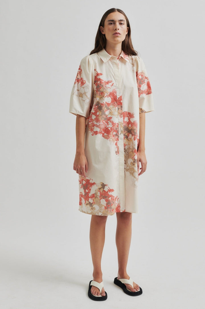 Sirmione Shirt Dress Spiced Coral | Kjoler | Smuk - Dameklær på nett