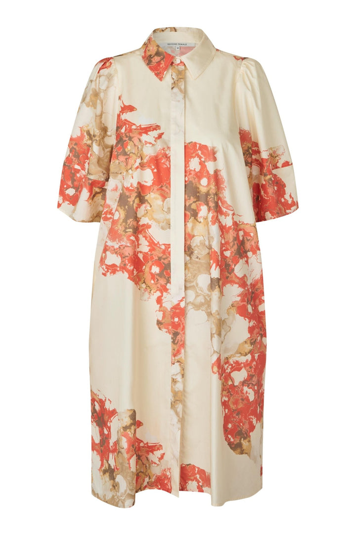 Sirmione Shirt Dress Spiced Coral | Kjoler | Smuk - Dameklær på nett