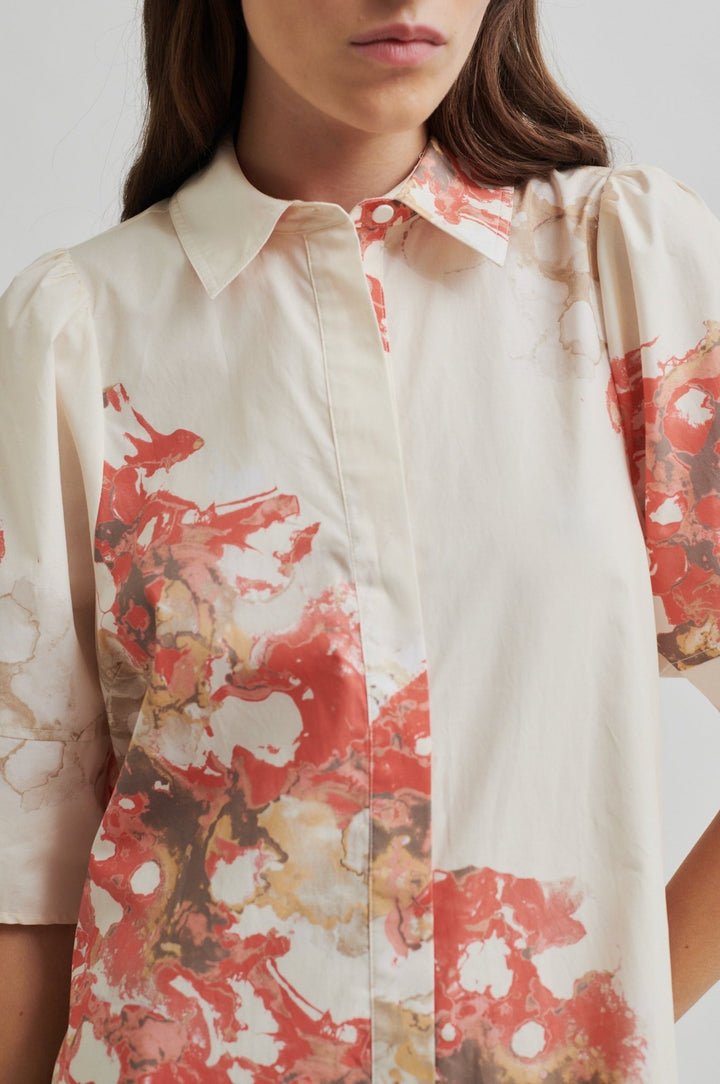 Sirmione Shirt Dress Spiced Coral | Kjoler | Smuk - Dameklær på nett